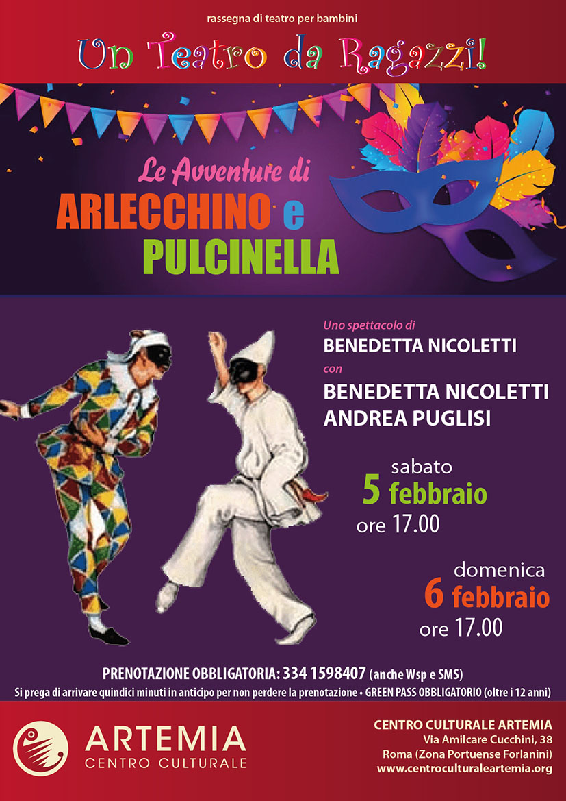 Le Avventure di Arlecchino e Pulcinella – “Teatro Ragazzi”
