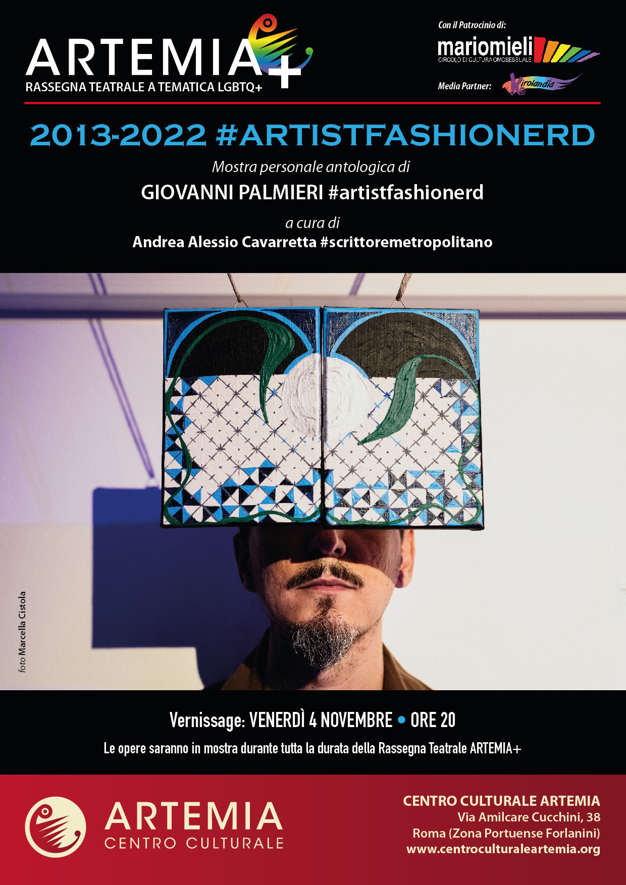 2013-2022 #ARTISTFASHIONERD – Mostra Pittorica di Giovanni Palmieri – Artemia+