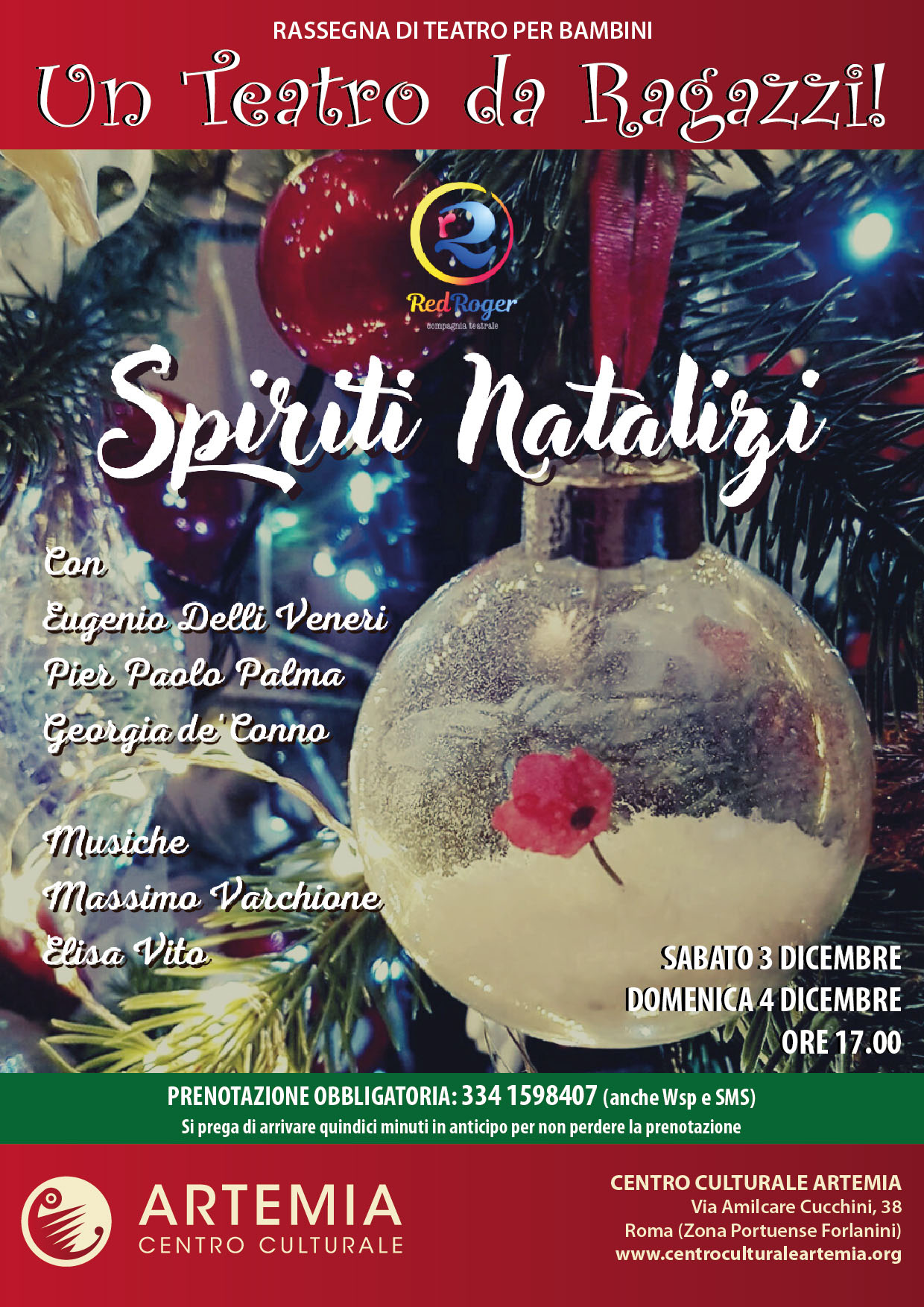 Spiriti Natalizi – Rassegna “Un Teatro da Ragazzi”
