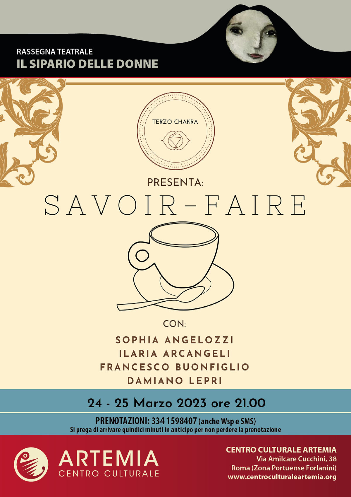 Savoir-Faire – Rassegna “Il Sipario delle Donne”