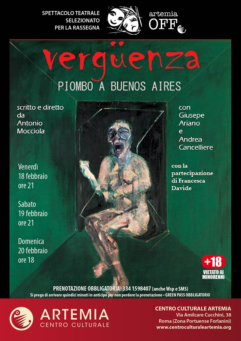 Vergüenza – Piombo a Buenos Aires – Spettacolo selezionato per la Rassegna “ArtemiaOFF”