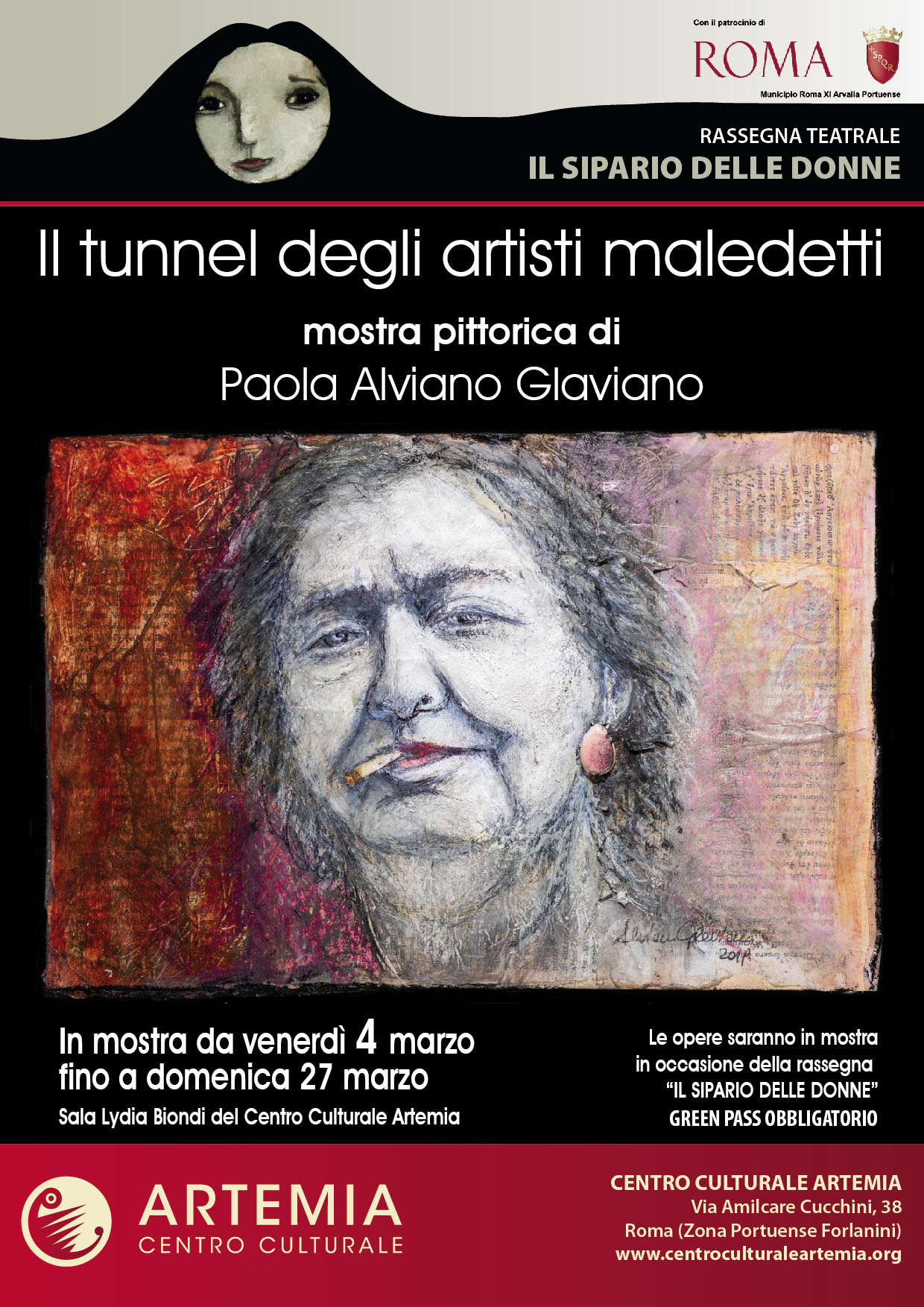 Il Tunnel degli Artisti Maledetti – Mostra Pittorica selezionata per la rassegna “Il Sipario delle Donne”